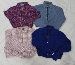 CR7728 Upcycled Mixed Branded Crop Shirts