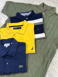 T-shirt col mixte de marque