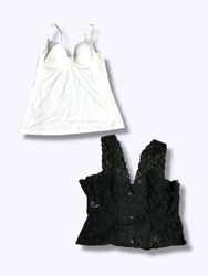 Vintage lace camisole tops