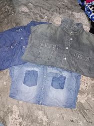 Denim shirts
