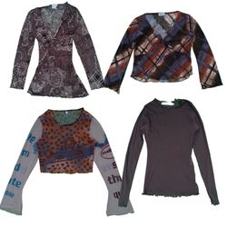 Y2K Cyber Girl Era Full Sleeve Tops TY-018