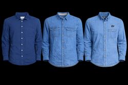 Denim/cotton mixed shirts VCH 071