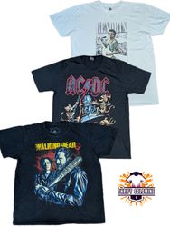 Vintage Music Graphic T-Shirts – 90s Rap, Band Tee..