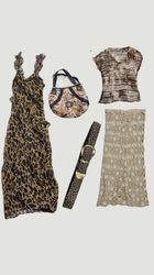 Ensemble Y2k Animal Marron