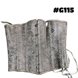 Ensemble de corsets imprimés de marque Y2K. #G115