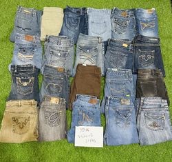 Y2K bootcut flared embroidered jeans