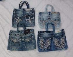 CR7739 Upcycled Mixed Branded Bags