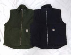 CR7741 Upcycled Carhartt Vest Jackets