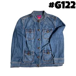Y2k branded Denim Jackets (brands) Hollister and w..