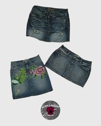 Y2K Denim Mini Skirts 11-Pcs WR1322