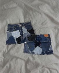 Jupe en denim Levi’s upcyclée
