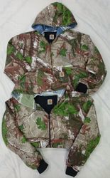 CR7745 Upcycled Carhartt Camo Hoodies