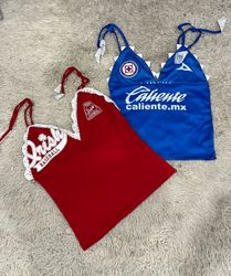 Fs-87 Upcycled sports crop top