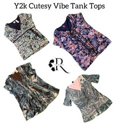 Y2k Cutesy Vibe Tank Tops RW-1819