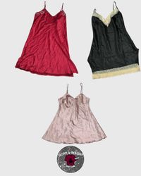 Y2K Silk Slip Dresses - 15 Pcs WR1331