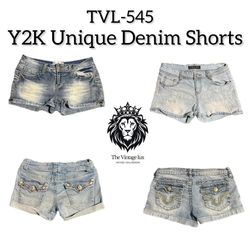 Y2K Unique Denim Shorts (TVL-545)
