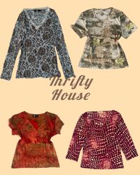 Y2K Boho Core Tops(TH/351)