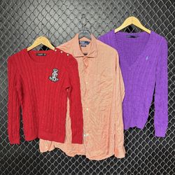 Lauren ralph lauren ladies mix sweater y2k (fnc 20..