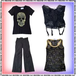 Grunge Rockstar Bundle - Tops, pants (SS-2298)