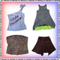 Y2K Tried & True Set - tops, dresses, skirts (SS-2..