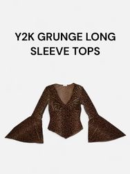 Y2K GRUNGE LONG SLEEVE TOPS