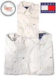 T2625 Tommy Hilfiger Premium Shirts👔 Only White
