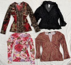 Y2K Vintage Mesh & Sheer Tops (149)