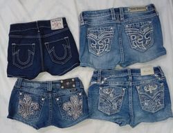 Upcycled Mixed Branded Shorts