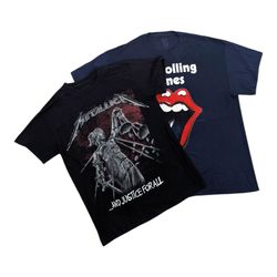 Vintage Movie Music Graphic Print Tshirts