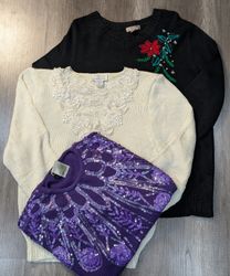 5265 - Embroidery style woman Sweaters