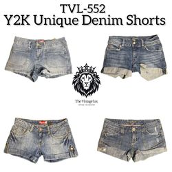Y2K Unique Denim Shorts (TVL-552)