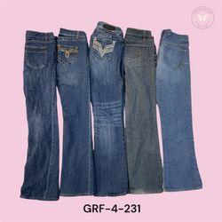 Jeans Moderni Loose Fit da Donna Y2K – Denim Lavag..