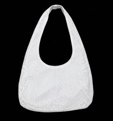 CR1535 Upcycled Lace Shoulder Bag