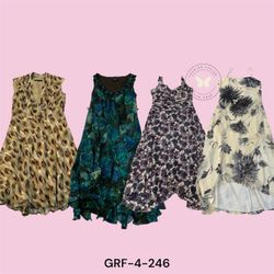 Y2K Printed Poly Dress – Trendy Vintage Inspired M..