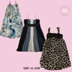 Y2K Style Printed Poly Dress for Women – Retro Aes..