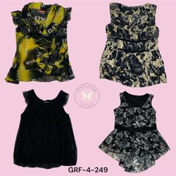 Damen Y2K bedruckte Polyesterbluse – Lässige Allta..