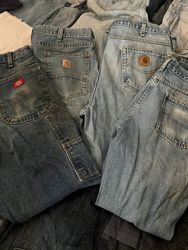 Carhartt and Dickie pants