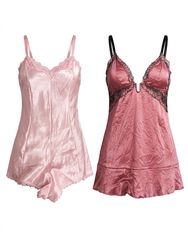 (FV-1250) Coquette Aesthetic Pastel Pink & Lilac S..