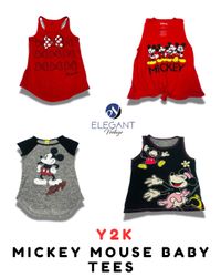 Y2K Micky Mouse Baby Tees - EV1894