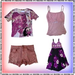 Awkward Teenage Phase Bundle - tops, dresses, skir..