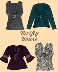 Y2K Glam Buckle Tops(TH/356)