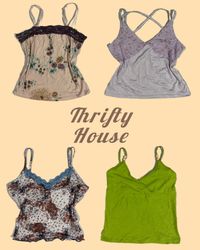 Vintage Lace & Floral Cami Drop(TH/358)
