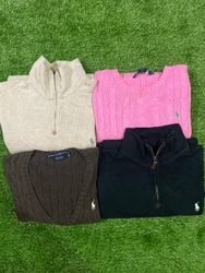 Ralph Lauren 1/4 & Cable Net Sweater SV 003