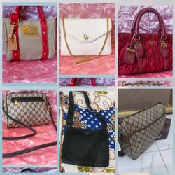 Louis Vuitton,Gucci,Prada Branded Bags