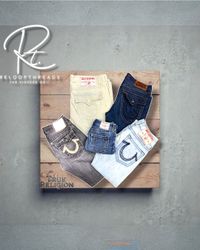 RT1489 True Religion Men Mix Jeans