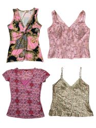 Pretty in Pink x Y2K Tops: TT-218
