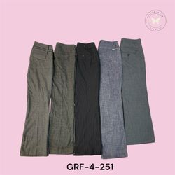 Low Rise Straight Fit Poly Pants for Women * Essen..