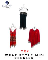 Y2K Warp Style Midi Dresses - EV1948