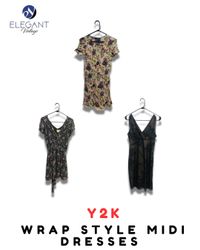 Y2K Warp Style Midi Dresses - EV1949