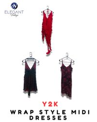 Y2K Warp Style Midi Dresses - EV1950